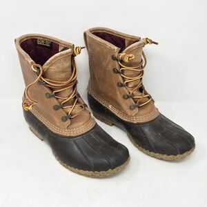 LL Bean Boots Women’s 7M Waterpoof Gore-Tex Thinsulate Duck Boots USA Maine VTG